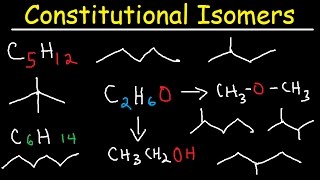 Drawing Constitutional Isomers of Alkanes  Organic Chemistry [upl. by Whitby]