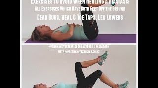 Healing Diastasis Recti Exercises to Avoid [upl. by Rie]