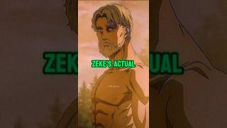 What was Zekes PlanGoal in Attack on titan anime shorts aot [upl. by Ssac]