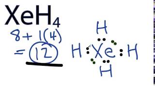 XeH4 Lewis Structure  How to Draw the Lewis Structure for XeH4 [upl. by Canotas]