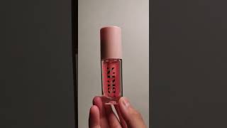 SHEIN LIP OIL HAD NO BUSINESS BEING THIS GOOD Langmanni Lip Oil Strawberry🍓 strawberry lipoil [upl. by Nykal963]