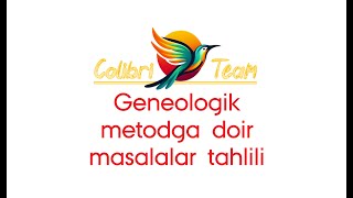 Colibri Team  Geneologik metod masala tahlili genetika galton geneologikmetod [upl. by Errised]