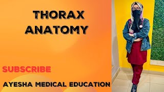 Thorax anatomy introduction to thoracic region Surface landmarks bony and soft tissue landmarks [upl. by Festus730]