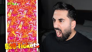 520 LR TICKETS SUMMON in Dragon Ball Z Dokkan Battle [upl. by Shaer]