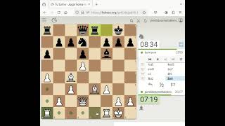 Jugando y comentando en Lichess Gambito Escoces 105 con una defensa correcta [upl. by Emya277]