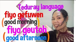 Teduray Language or Teduray dialect [upl. by Allemaj]