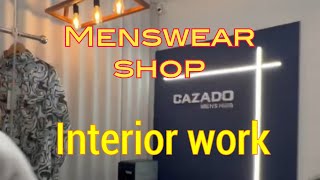 New trend gentswear shop interior [upl. by Ahsiym]