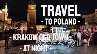 Travel to Poland  Krakow  Old Town nightlife  2022 [upl. by Ailemrac137]