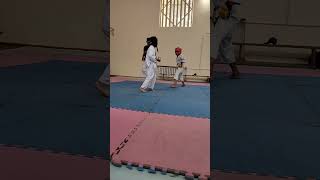 Youth karate fight [upl. by Nevar]