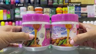 Velvet D’HIVER JOURS UV Whitening Body Lotion  Original vs Fake [upl. by Hillel577]