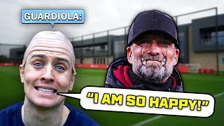 IF FOOTBALLERS REACTED TO KLOPP LEAVING LIVERPOOL EMOTIONAL [upl. by Analart367]