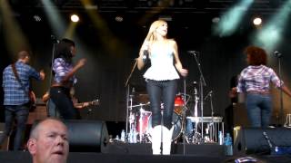 American Laura Bell Bundy Live at Country Music Festival at Vinstra Norway July 5th 2013 [upl. by Nylave259]