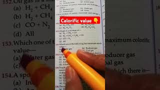 Calorific Value notes 🔥🔥 Importantquestions 🔥💯 [upl. by Airotkiv]