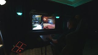 Nvidia’s giant 4K gaming displays handson  CES 2018 [upl. by Geraldina]