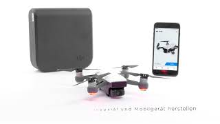 DJI Spark  WLAN SSID und WLAN Passwort des Fluggerätes wiederherstellen [upl. by Ellinger273]