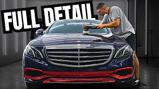 Mercedes W213 Full Detailing  Car Detailing [upl. by Jannery499]