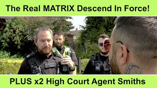 The Real MATRIX Descends With x2 Agent Smith High Court Bailiffs For A House Eviction In Derby [upl. by Leitao]