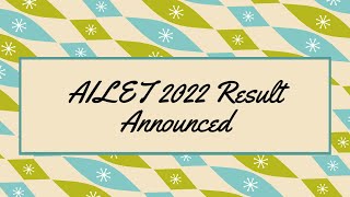 AILET 2022 Result Date Announced  Breaking News [upl. by Candra136]