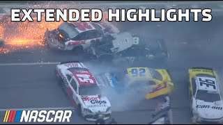 Playoff drivers wreck and a new Xfinity Series winner crowned at Talladega  Extended Highlights [upl. by Violette131]