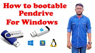 How To Make A Bootable Pendrive For Windows 7810  Nur360 iT Solution [upl. by Nawiat]