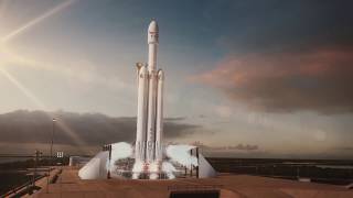 Falcon Heavy Animation [upl. by Kiran]