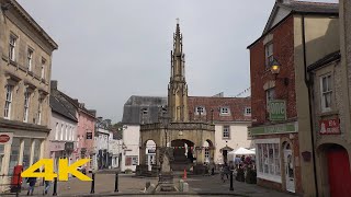 Shepton Mallet Walk Town Centre【4K】 [upl. by Tail]