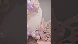 Butterfly balloon garland [upl. by Anemolif]