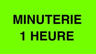 Minuteur 1 heure  minuterie de 60 minutes avec signal sonore BIP à la fin [upl. by Bashemath140]