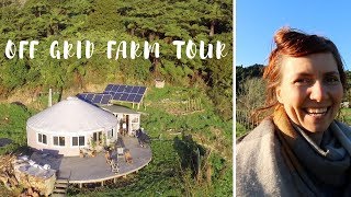 OFF GRID FARM TOUR  OFF GRID LIVING NEW ZEALAND [upl. by Ladnar]