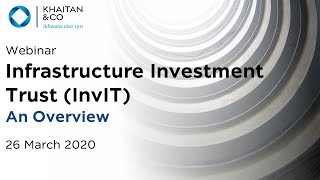 Khaitan amp Co Webinar  Infrastructure Investment Trusts InvITs  An Overview [upl. by Suillenroc]