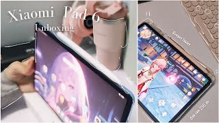 Xiaomi Pad 6 Unboxing 2024🌷🤍  8256 GB Mist Blue [upl. by Coraline]