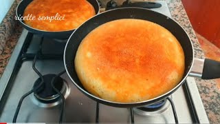 pane liquido in padella🤔 in 5 minuti senza impasto‼ incredibilmente buono [upl. by Aisinut500]