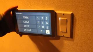 Insteon Compatible Alarm System Light Switch Arming [upl. by Primaveria]