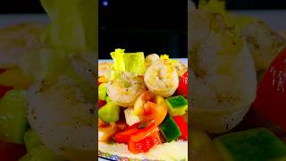 Salad fresh vag and shrimp🍤🥒foryou food salad recipe everyone highlights subscribe shorts [upl. by Naneik]