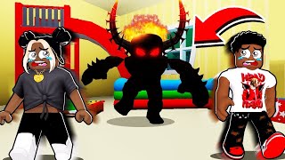 Roblox Haunted Daycare Gets Real Scary [upl. by Atnoed]