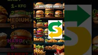 Fast Food Logo Quiz Can You Guess These Brands Shorts quiz fastfood [upl. by Kitrak135]