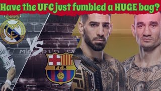 The UFC just fumbled a HUGE bag [upl. by Reisman]