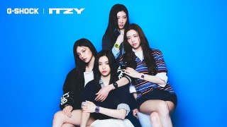 ITZY Collaboration Models  CASIO GSHOCK [upl. by Rillings899]