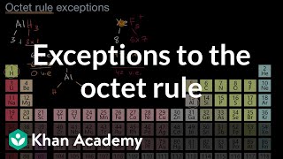 Exceptions to the octet rule  AP Chemistry  Khan Academy [upl. by Harleigh]