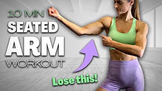 10 Min SEATED Arm Workout for Beginners [upl. by Acimak]