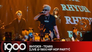 Rhyder  Tears LIVE  1900 Hip Hop Party 14 [upl. by Mazur]