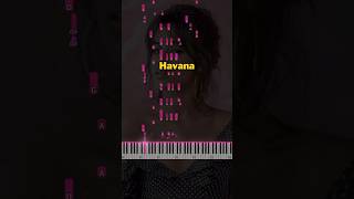 Havana  Camila Cabello piano pianotutorial havana camilacabello [upl. by Frick]