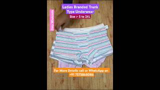 Ladies Branded Undergarments surplus branded undergarment shorts ytshorts youtubeshorts penty [upl. by Lilyan859]