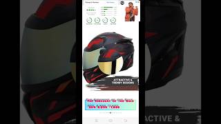 Steelbird SBH17 Terminator Full Face Graphic Motorbike Helmet Matt Black Red with Smoke Visor [upl. by Onaicilef]