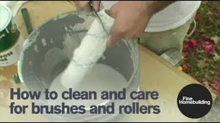 How to Clean and Care for Brushes and Rollers [upl. by Vivie997]