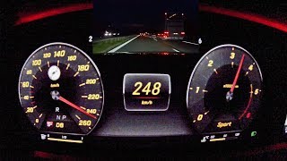 2017 Mercedes E350 d W213 0248kmh acceleration [upl. by Byler828]