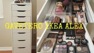 GAVETERO ALEX IKEAORGANIZADOR MAQUILLAJES DEBBDIARIES [upl. by Nyladnar]