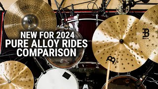 Meinl Cymbals  New for 2024 Pure Alloy Rides Comparison Demo [upl. by Peta560]