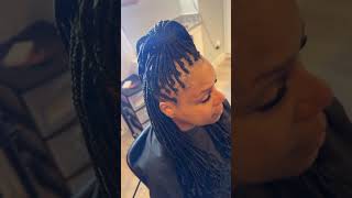 Traditional box braids … foryou explore hairstyles braids viralvideo [upl. by Eilrak]