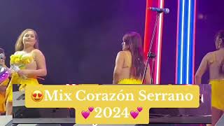 Corazón Serrano  Mix Año Nuevo VIVO 2024 [upl. by Aicilla529]